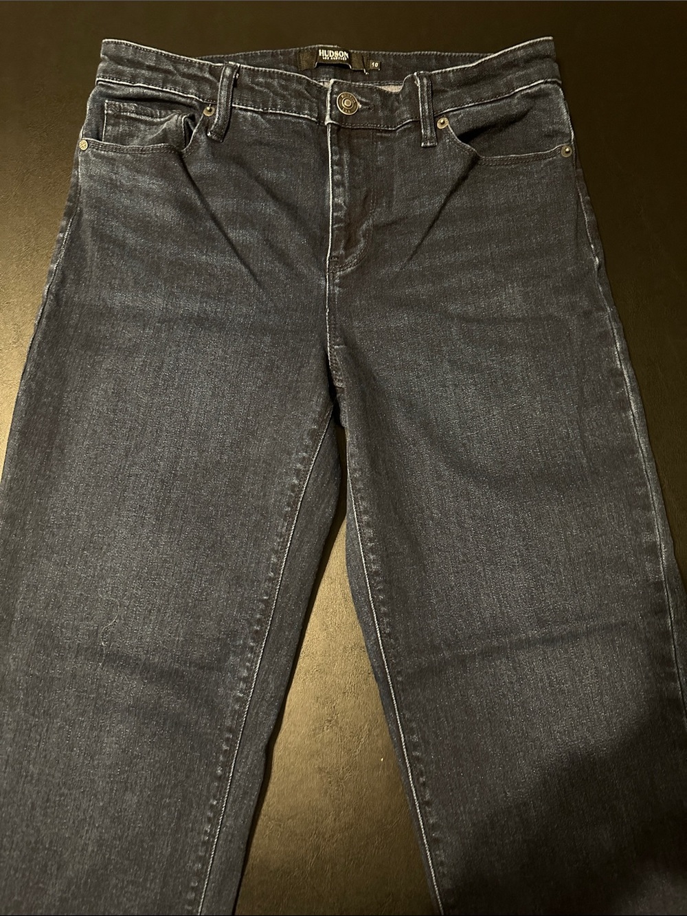 Hudson Jeans Women's Dark Indigo Straight Leg Jeans